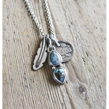 Double turquoise necklace